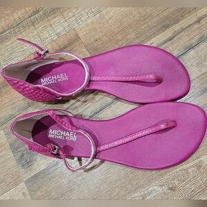 Michael Kors Fuchsia Thong Sandals for Women 9